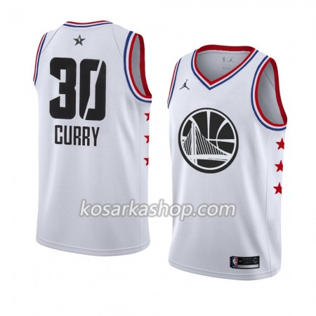 Dres Golden State Warriors Stephen Curry 30 2019 All-Star Jordan Brand Bijela Swingman